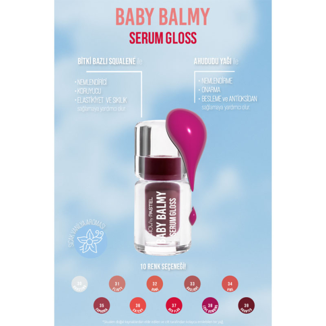 Pastel Show By Baby Balmy Serum Gloss - Dudak Parlatıcısı No: 38 Lovebombing - 4