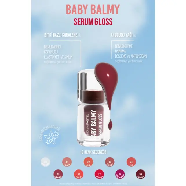 Pastel Show By Baby Balmy Serum Gloss - Dudak Parlatıcısı No: 39 Haunted - 4