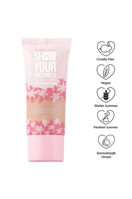 Pastel Show By Pastel Freshness Skin Tint - Fondöten No: 502 Beige Rose - 3