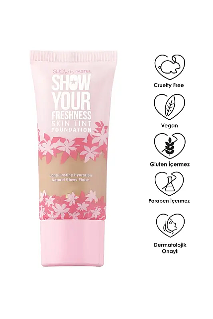 Pastel Show By Pastel Freshness Skin Tint - Fondöten No: 504 Tan - 3