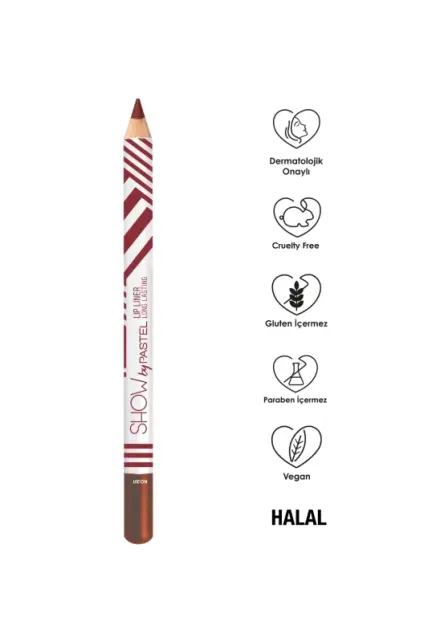 Pastel Show By Pastel Long Lasting Lip Liner - Dudak Kalemi No: 201 - 3