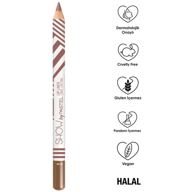 Pastel Show By Pastel Long Lasting Lip Liner - Dudak Kalemi No: 205 - 3