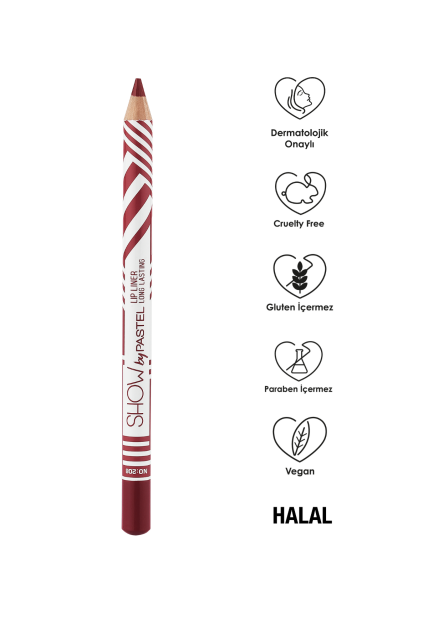 Pastel Show By Pastel Long Lasting Lip Liner - Dudak Kalemi No: 208 - 3