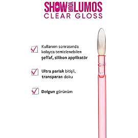 Pastel Show By Your Lumos Clear Gloss - Dudak Parlatıcı - 3