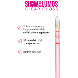 Pastel Show By Your Lumos Clear Gloss - Dudak Parlatıcı - 3