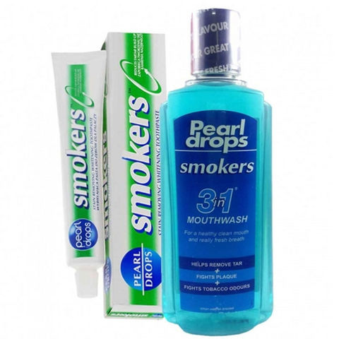 Pearl Drops Smokers Sigara İçenler için Ağız Bakım Seti Pearl Drops Smokers Sigara İçenler için Ağız Bakım Seti