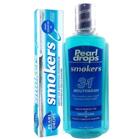 Pearl Drops Smokers Ağız Bakım Seti - Diş Macunu 75ml & Ağız Gargarası 400ml Pearl Drops Smokers Ağız Bakım Seti - Diş Macunu 75ml & Ağız Gargarası 400ml