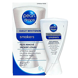 Pearl Drops Smokers Stain Removing Daily Whitening - Beyazlatıcı Diş Cila Macunu 50ml - Pearl Drops