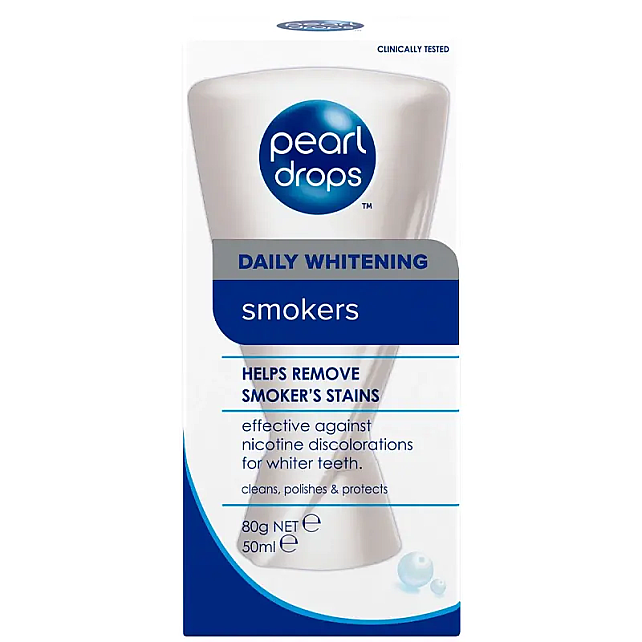 Pearl Drops Smokers Stain Removing Daily Whitening - Beyazlatıcı Diş Cila Macunu 50ml - 2