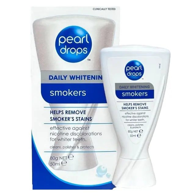 Pearl Drops Smokers Stain Removing Daily Whitening - Beyazlatıcı Diş Cila Macunu 50ml - 1