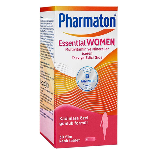 Pharmaton Essential Women - Kadınlar için Takviye Edici Gıda 30 Tablet - 1