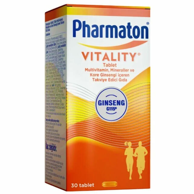 Pharmaton Vitality Takviye Edici Gıda 30 Kapsül - 1