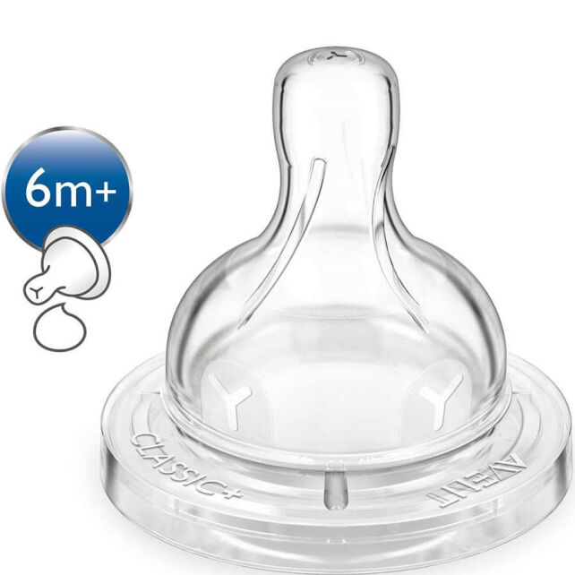 Philips Avent Anti-Colic Biberon Emziği Yoğun Akış 6m+ Philips Avent Anti-Colic Biberon Emziği Yoğun Akış 6m+