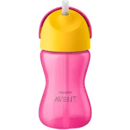 Philips Avent Desenli Pipetli Bardak Kız 300ml - Philips Avent
