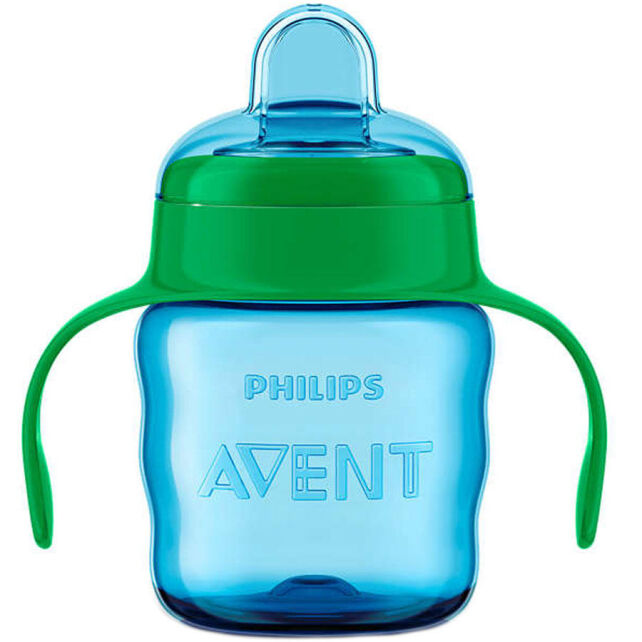 Philips Avent Eğitici Damlatmaz Bardak Erkek 6m+ 200ml Philips Avent Eğitici Damlatmaz Bardak Erkek 6m+ 200ml