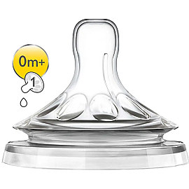 Philips Avent Natural 2'li Biberon Emziği 0m+ Ay - Philips Avent