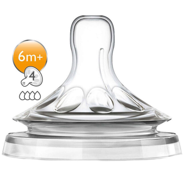 Philips Avent Natural 2'li Biberon Emziği 6m+ Ay Philips Avent Natural 2'li Biberon Emziği 6m+ Ay