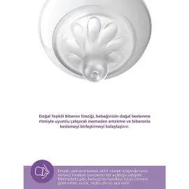 Philips Avent Natural PP Biberon Pembe 1+ Ay 260ml - 3