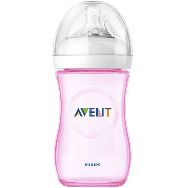 Philips Avent Natural PP Biberon Tekli Pembe 260ml Philips Avent Natural PP Biberon Tekli Pembe 260ml