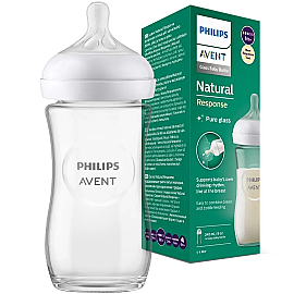 Philips Avent Natural Response - Cam Biberon 1+ Ay 240ml - Philips Avent