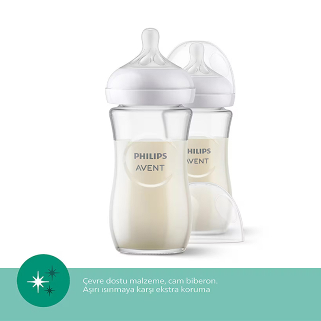Philips Avent Natural Response - Cam Biberon 1+ Ay 240ml - 4