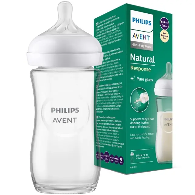 Philips Avent Natural Response - Cam Biberon 1+ Ay 240ml - 1