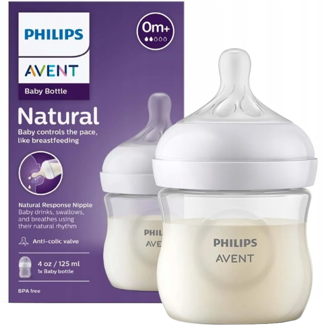 Philips Avent Natural Response PP Biberon 0+ Ay 125ml - 1