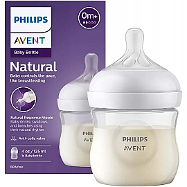 Philips Avent Natural Response PP Biberon 0+ Ay 125ml - Philips Avent