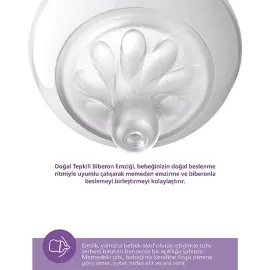 Philips Avent Natural Response PP Biberon 1+Ay Mavi 260ml - 3