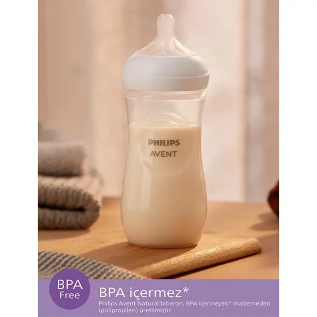 Philips Avent Natural Response Teat - Biberon 3+ Ay 330ml - 4