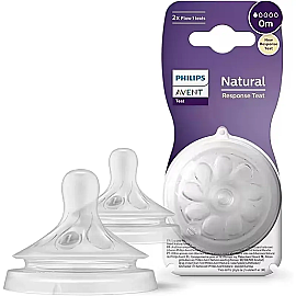 Philips Avent Natural Response Teat - Biberon Emziği No: 1 0+ Ay 2'li - Philips Avent