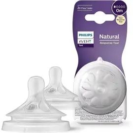 Philips Avent Natural Response Teat - Biberon Emziği No: 1 0+ Ay 2'li - Philips Avent