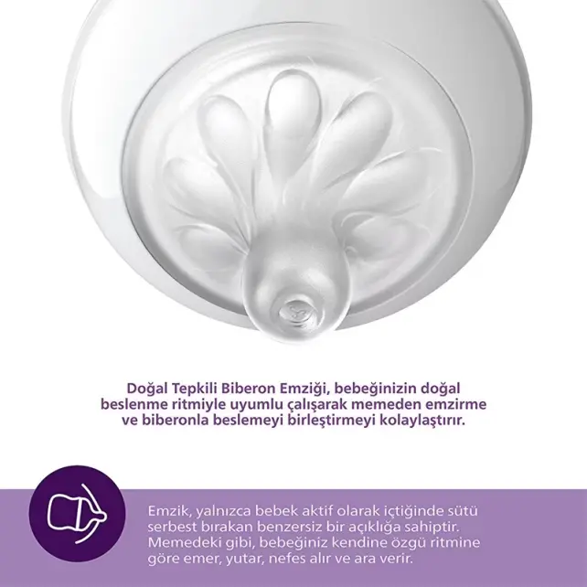 Philips Avent Natural Response Teat - Biberon Emziği No: 5 6+Ay 2'li - 3
