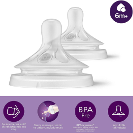 Philips Avent Natural Response Teat - Biberon Emziği No: 6 6+ay 2'li - 2