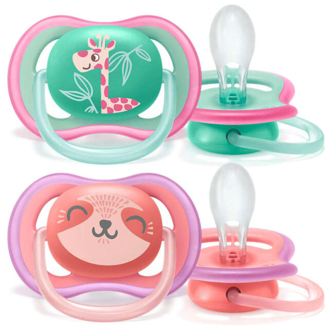 Philips Avent Ultra Air 2'li Yalancı Emzik Pembe-Yeşil Kız 18+m Ay Philips Avent Ultra Air 2'li Yalancı Emzik Pembe-Yeşil Kız 18+m Ay
