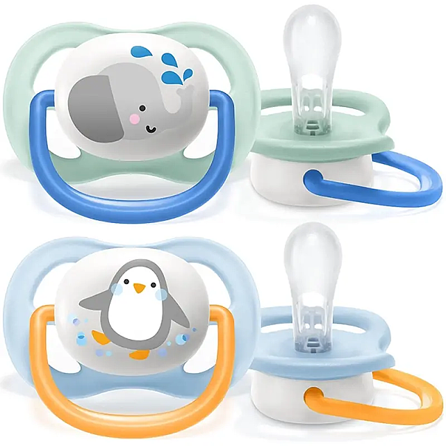Philips Avent Ultra Air - Yalancı Emzik 0-6 Ay Erkek 2'li - 2