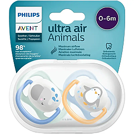 Philips Avent Ultra Air - Yalancı Emzik 0-6 Ay Erkek 2'li - Philips Avent