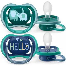 Philips Avent Ultra Air - Yalancı Emzik 18+ Erkek 2'li - 2