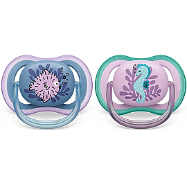 Philips Avent Ultra Air - Yalancı Emzik 6-18 Ay Kız 2'li - 3