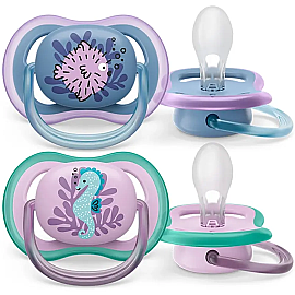 Philips Avent Ultra Air - Yalancı Emzik 6-18 Ay Kız 2'li - 2