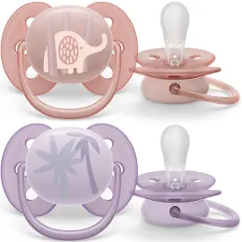 Philips Avent Ultra Soft Emzik 0-6 Ay Kız 2'li - 2