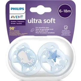 Philips Avent Ultra Soft Emzik 6-18 Ay - Erkek - 1