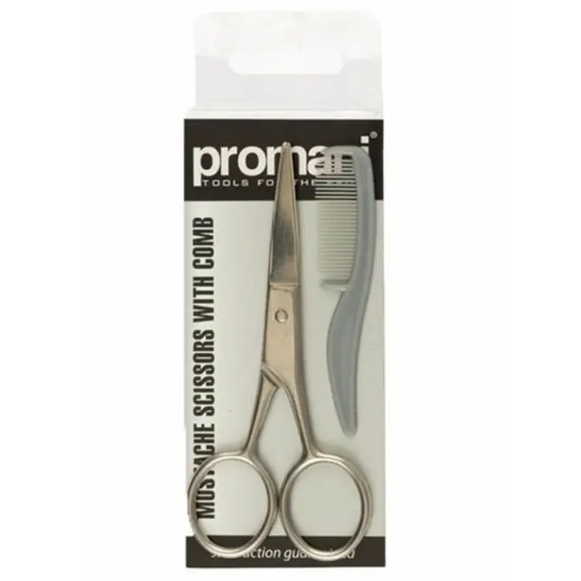 Promani Bıyık Makası ve Tarak - 1