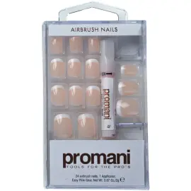 Promani İnce French Takma Tırnak Kiti - Pembe Kod: PR-5011 - Promani
