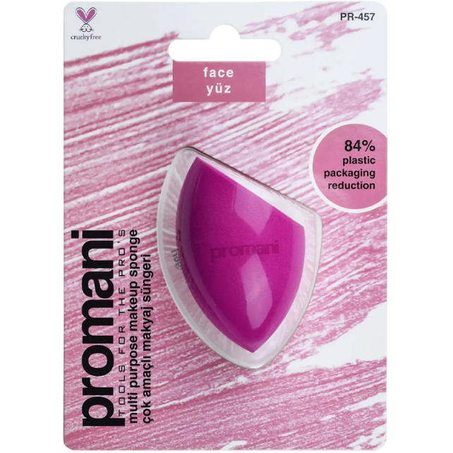 Promani Multi Purpose Makeup Sponge - Çok Amaçlı Makyaj Süngeri Mor No: 457 - 1