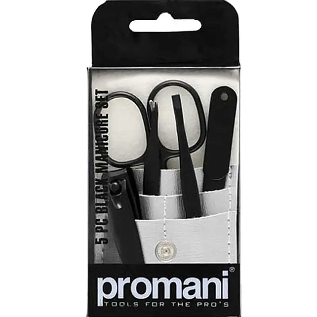 Promani Siyah Manikür Seti 5'li - 1