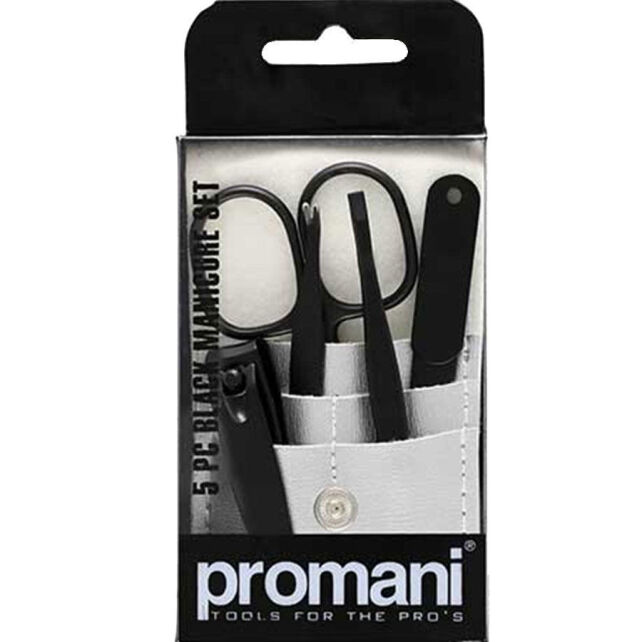 Promani Siyah Manikür Seti 5'li - 1