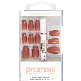 Promani Takma Tırnak Kiti - Gül Kurusu No: PR-5658 - Promani