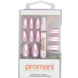 Promani Takma Tırnak Kiti - Kontur İnci Pembesi No:PR-5656 - Promani