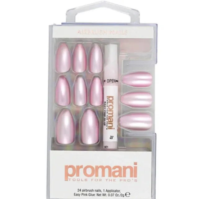 Promani Takma Tırnak Kiti - Kontur İnci Pembesi No:PR-5656 - 1